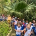Natureza vira sala de aula para crianças no Parque da Gruta, em Mauá