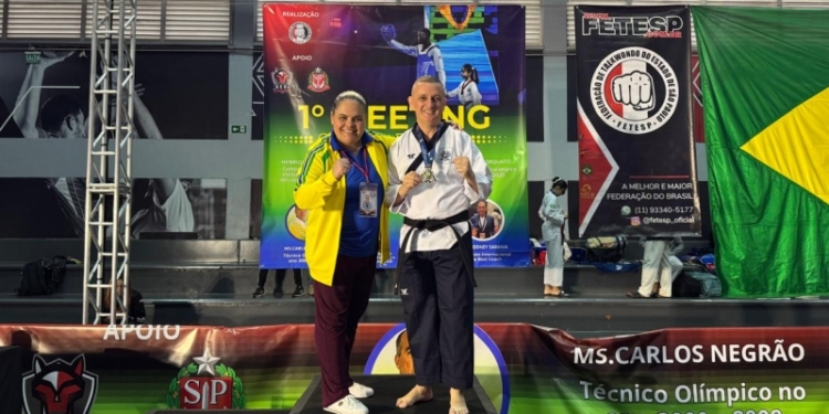 Professor de Ribeirão Pires conquista ouro no ParaTaekwondo