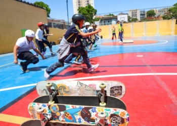 Projeto Skate na Escola chega a mais de 350 alunos da rede municipal de Santo André