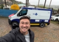 Rio Grande da Serra recebe nova ambulância para transporte eletivo de pacientes