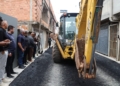 Ruas do Morro da Kibon começam a ganhar asfalto novo