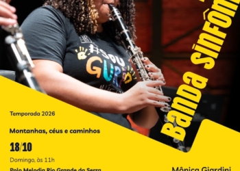 Rio Grande da Serra recebe a Banda Sinfônica do Guri neste domingo