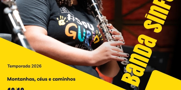 Rio Grande da Serra recebe a Banda Sinfônica do Guri neste domingo