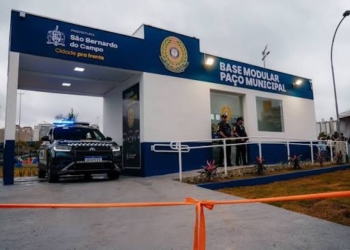 São Bernardo inaugura base modular 24h da GCM na Paulicéia e amplia ações de segurança pública