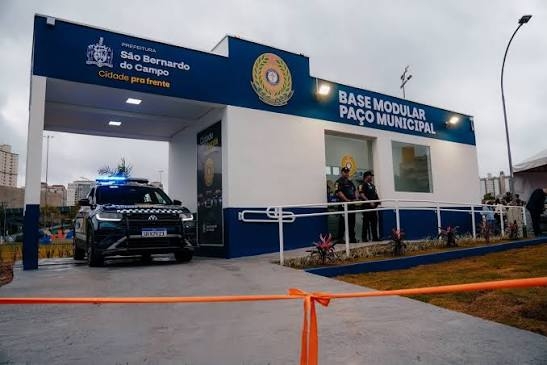 São Bernardo inaugura base modular 24h da GCM na Paulicéia e amplia ações de segurança pública