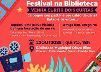 Biblioteca Municipal de RP promove sessão gratuita de cinema com o Cine Manancial