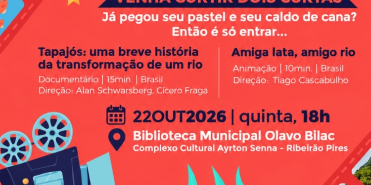Biblioteca Municipal de RP promove sessão gratuita de cinema com o Cine Manancial