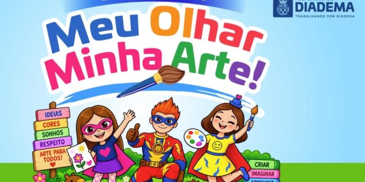 População já pode eleger os melhores desenhos para estampar material escolar de Diadema