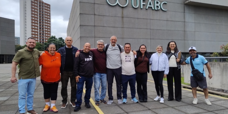 Consórcio ABC realiza visita técnica à UFABC para preparar Simpósio de Esporte e Lazer