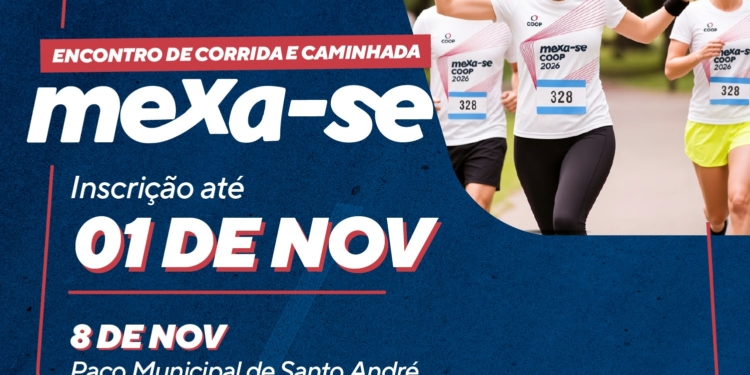 Corrida e Caminhada Mexa-se espera reunir 3 mil participantes em Santo André