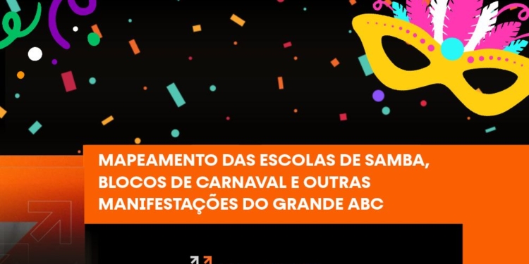 Consórcio ABC lança mapeamento de escolas de samba, blocos e manifestações culturais da região