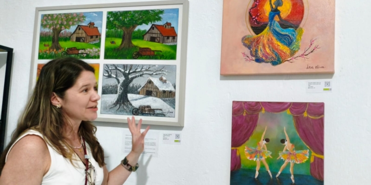 Pinacoteca de Ribeirão Pires recebe primeira exposição individual de Lara Oliver