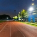 Nova iluminação da pista de atletismo no Bairro São José, em São Caetano, abre espaço para exercícios noturno