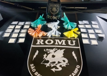 Romu de SBC prende homem por tráfico de drogas durante Operação Dorme Bem no Jardim Represa