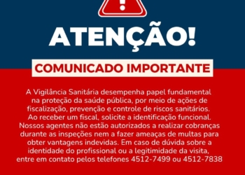 Mauá alerta para golpes envolvendo falsos agentes da Vigilância Sanitária
