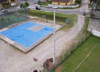 Ribeirão Pires instala nova iluminação no Campo do Jardim Luso