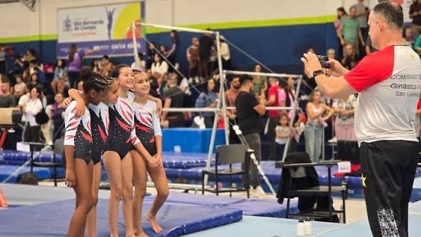 Ginástica Artística de São Bernardo reúne mais de 400 atletas nos Jogos Escolares