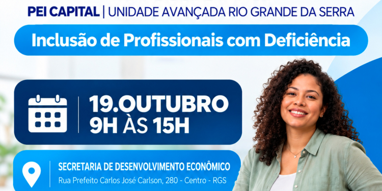 Polo de Empregabilidade Inclusiva acontece nesta segunda em Rio Grande da Serra