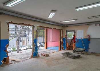 Taka vistoria obras de ampliação e modernização da UBS Nova Conquista